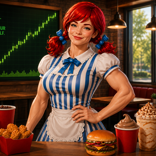 Wendy's maxxing meme - chart pumping