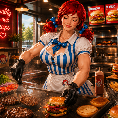 Wendy's maxxing meme - grilling