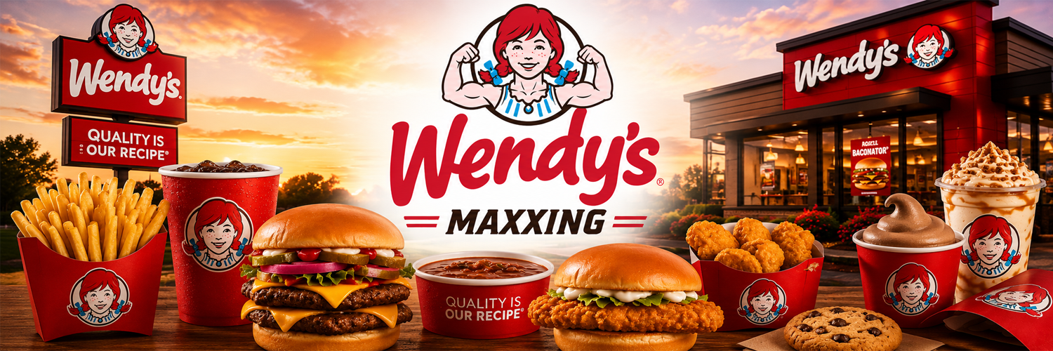 Wendy's Maxxing banner